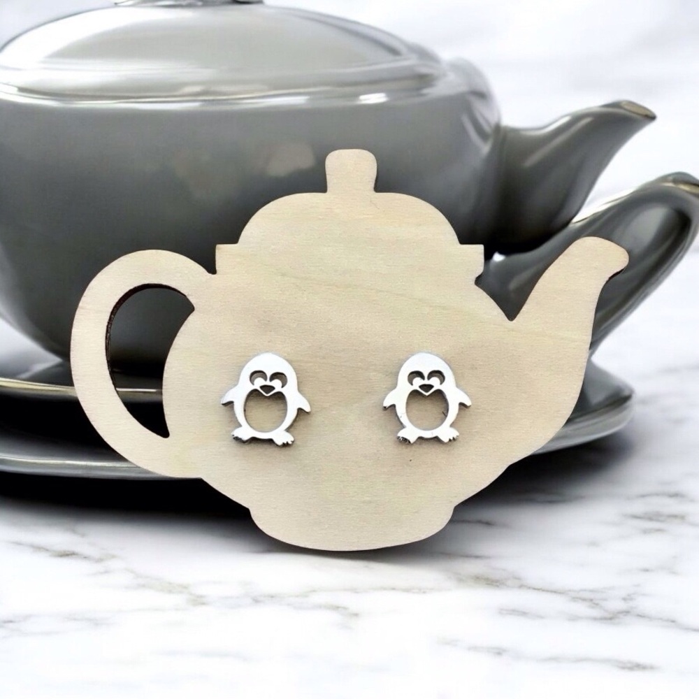 🆕 Penguin Stud Earrings Stainless Steel